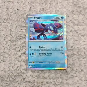 POKEMON TCG Card Kyogre Holo Mega Evolutions Rare 034/132 PZ